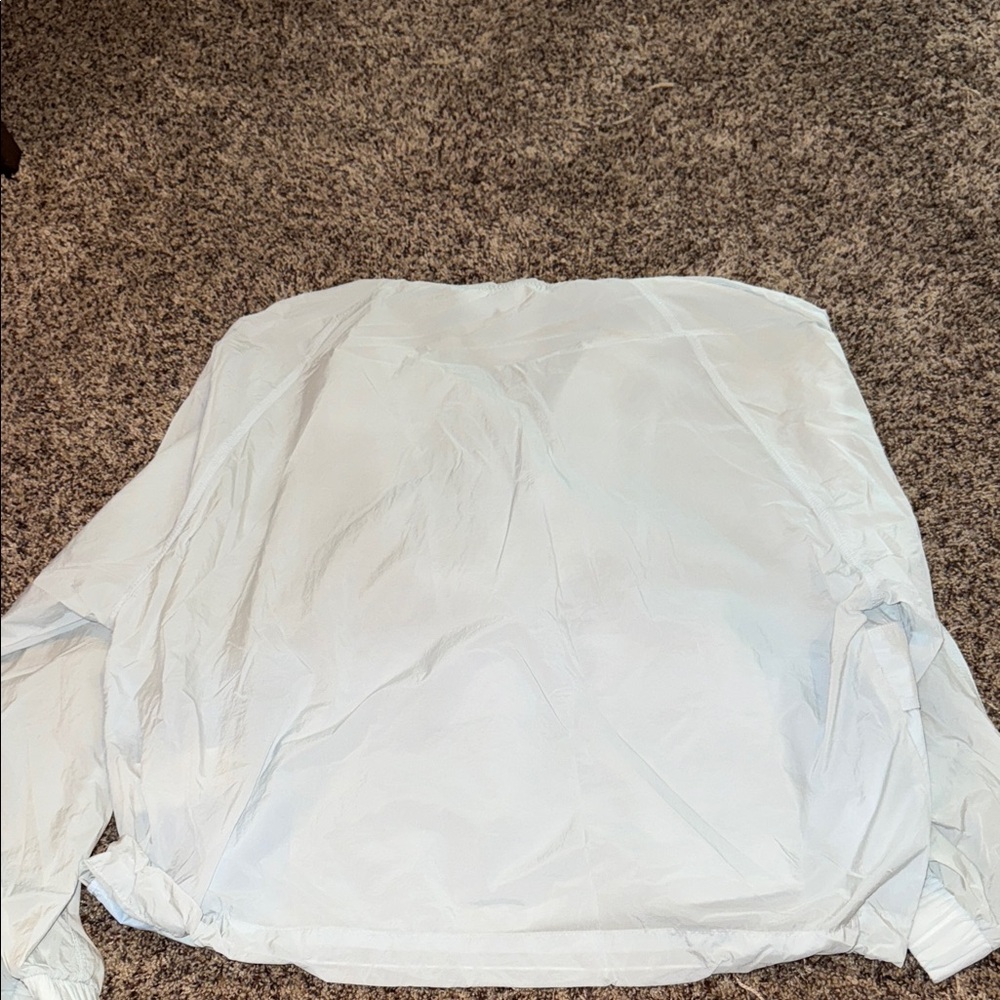 Adidas Light Gray Half-Zip Jacket - image 2